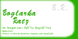 boglarka ratz business card